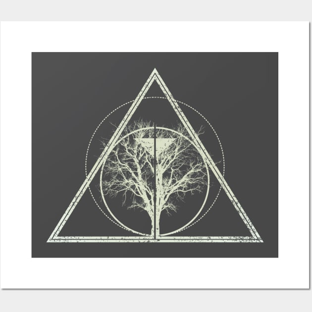 Tree of life / knowledge | Bodhi tree | Geometric design Wall Art by ZuskaArt